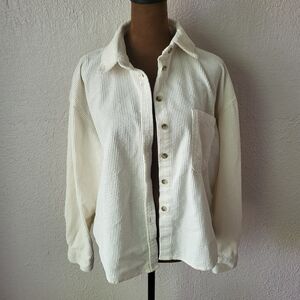 100% Cotton Cordurory Button Up